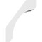 Ekena Millwork 6-in. W x 12-in. D x 16-in. H Legacy Architectural Grade PVC Knee Brace BRCP06X12X16LEC - alternate 3